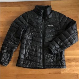 Black puffer jacket